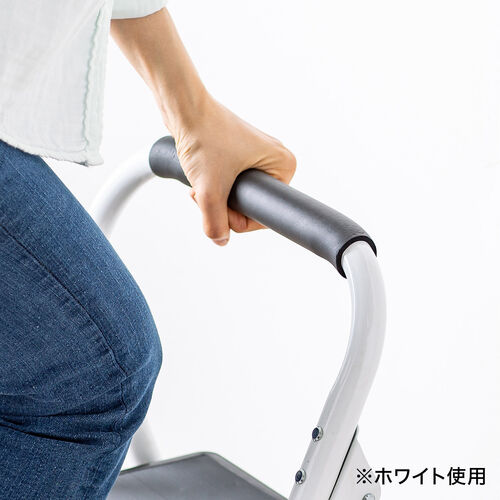 Amazon.co.jp: 踏み台 兼用脚立 はしご 安全手すり付き4段梯子