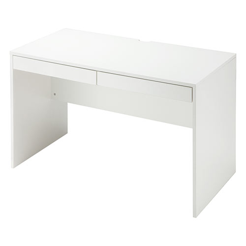 【アウトレット】パソコンデスク(木製・幅120cm×奥行60cm×高さ72cm・ワークデスク・ホワイト)