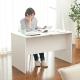 【アウトレット】パソコンデスク(木製・幅120cm×奥行60cm×高さ72cm・ワークデスク・ホワイト)