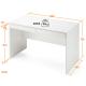 【アウトレット】パソコンデスク(木製・幅120cm×奥行60cm×高さ72cm・ワークデスク・ホワイト)