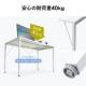 【アウトレット】ワークデスク 幅120cm 奥行60cm 大理石調 ホワイト