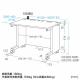 eデスク セミーオーダーデスク 特注 オフィスデスク パソコンデスク グレー 幅130cm 奥行80cm 高さ70cm【受注生産品】