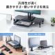 モニター台 幅59cm 引き出し USBハブ USB A×4 高さ2段階調整 ブラック