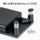 モニター台 幅59cm 引き出し USBハブ USB A×4 高さ2段階調整 ブラック