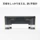 モニター台 幅59cm 引き出し USBハブ USB A×4 高さ2段階調整 ブラック