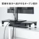 モニター台 幅59cm 引き出し USBハブ USB A×4 高さ2段階調整 ブラック