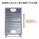プリンター台 高さ70cm 幅40cm 奥行40cm 耐荷重100kg キャスター付き