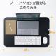 リフトアップデスク 卓上 スタンディングデスク バネ圧昇降 幅68cm 高さ調整4.5~39.5cm ブラック