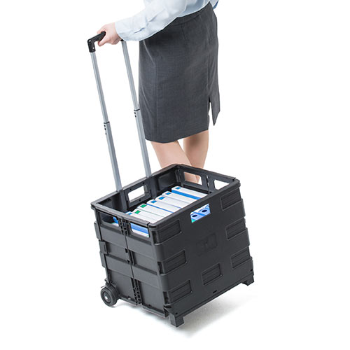 折りたたみキャリーカート(コンテナキャリー・折りたたみ式・43