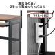 パソコンデスク(ローデスク・ダークオーク木目柄・W750×D550)