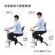姿勢矯正椅子(バランスチェア・ガス圧昇降・大人用・腰痛対策・背もたれ・キャスター付き・ブラック)