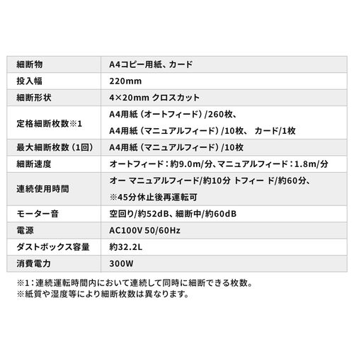 オートフィードシュレッダー 業務用 オートフィード 自動細断 連続給紙