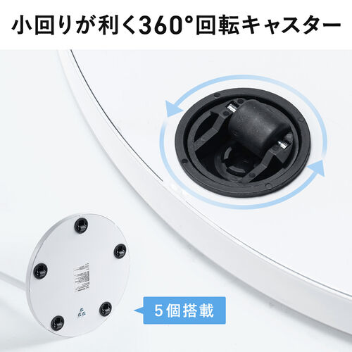 モニタースタンド 床置き 32インチ キャスター付 ガス圧モニター 高さ