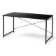 【アウトレット】シンプルワークデスク 幅140cm 奥行70cm ブラック
