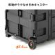 【アウトレット】折りたたみキャリーカート(コンテナキャリー・折りたたみ式・43リットル・省スペース・台車・コロコロ・軽量)