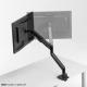 【アウトレット】モニターアーム ガススプリング式 32インチ対応 重さ1kg~9kgまで クランプ/グロメット対応 ブラック