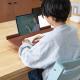 【アウトレット】卓上傾斜台 教科書/タブレットスタンド ペン立て付き 木製 書見台 筆記台 ライティングボード 勉強 オンライン授業 リビング学習
