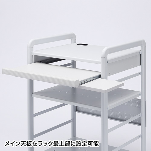 業務用パソコンラック(W638×D550×H1020mm) / RAC-S600L【デスク