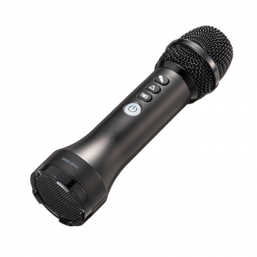 ハンドマイク型 拡声器 15W出力 Bluetooth対応 充電式 ストラップ付き