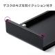 机上台 モニター台(USB充電対応・TypeC・最大合計5.4A・スマートフォン・タブレット充電対応・スチール製・ホワイト)