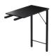 【アウトレット】シンプルデスク専用サブデスク ブラック 幅35cm 奥行60cm ねじ固定