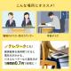 デスクヒーター パネルヒーター 足元冷え 省エネ マグネット ネジ固定対応 タイマー機能 ホワイト