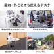 【アウトレット】折りたたみテーブル 折りたたみデスク ミーティングテーブル 樹脂天板 屋外 軽量 幅122cm×奥行61×高さ74cm