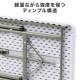 【アウトレット】折りたたみテーブル 折りたたみデスク ミーティングテーブル 樹脂天板 屋外 軽量 幅122cm×奥行61×高さ74cm