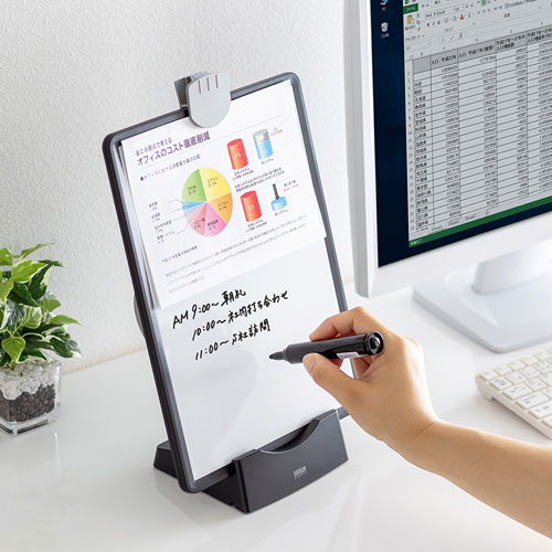 （まとめ）サンワサプライブックスタンドデータホルダー ブラック DH-317BK 1個〔×3セット〕 サンワダイレクト本店 サンワサプライオフィス・PC周辺通販