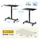 【アウトレット】スタンディングデスク 上下昇降デスク ガス圧昇降 電源不要 昇降幅40cm 幅75cm 奥行50cm 腰痛軽減 ブラック