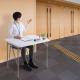 【アウトレット】折りたたみテーブル 折りたたみデスク ミーティングテーブル 樹脂天板 屋外 軽量 幅90cm 奥行60cm 高さ74cm ホワイト