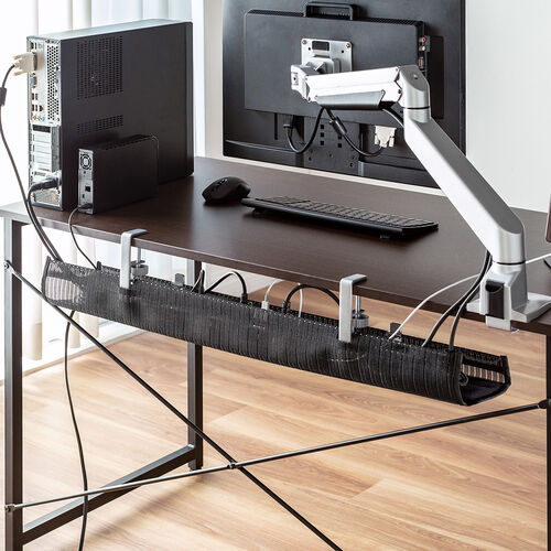 ケーブルトレー 幅90cm クランプ固定 メッシュタイプ ケーブル