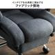 オットマン付きリクライニングチェア 160度リクライニング ヘッドレスト ランバーサポート 肘かけ付き 布張り グレー