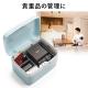 セキュリティツールボックス(4桁ダイヤル錠・貴重品ボックス・救急箱・間仕切り付き・取っ手付き)