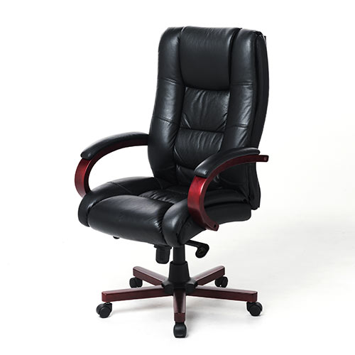 最安値100%新品☆コクヨ☆work chair /役員椅子　高級チェア　ヴィンテージ 本革　社長椅子 革張り