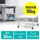 【アウトレット】プリンター台(ロータイプ・レーザープリンタ・インクジェットプリンタ対応・キャスター付き・高さ35cm・2段・W520×D520mm)