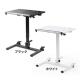 【アウトレット】スタンディングデスク ガス圧昇降 折りたたみテーブル 天板角度調整つき ブラック