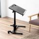 【アウトレット】スタンディングデスク ガス圧昇降 折りたたみテーブル 天板角度調整つき ブラック