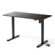 【アウトレット】電動昇降デスク 昇降デスク パソコンデスク 作業台 幅120cm 奥行60cm 高さ73cm~118cm モニターアーム対応 スタンダードタイプ ブラウン