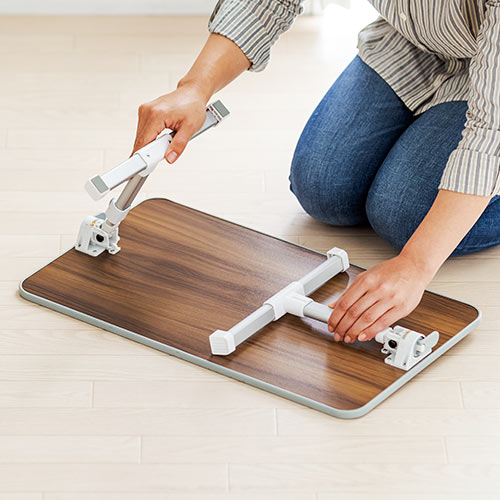 折りたたみデスク(折りたたみノートパソコンデスク・高さ調整・角度