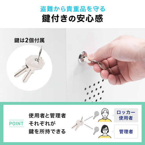 セキュリティボックス A4ファイル収納 スチール製 鍵付き スタッキング