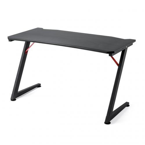 【アウトレット】ゲーミングデスク  幅1200mm 奥行600mm ブラック