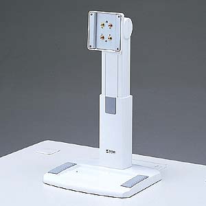 昇降液晶モニタスタンド パールホワイト Cr 27w デスクダイレクト